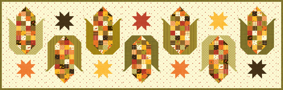 Awesome Autumn - Main Leaves Cream by Sandy Gervais from Riley Blake Fabric  - JAQS Fabrics