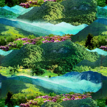 Load image into Gallery viewer, Croatia Mountains turquoise blue
