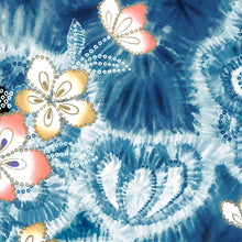 Load image into Gallery viewer, Minky Tye Dye floral wide fabric
