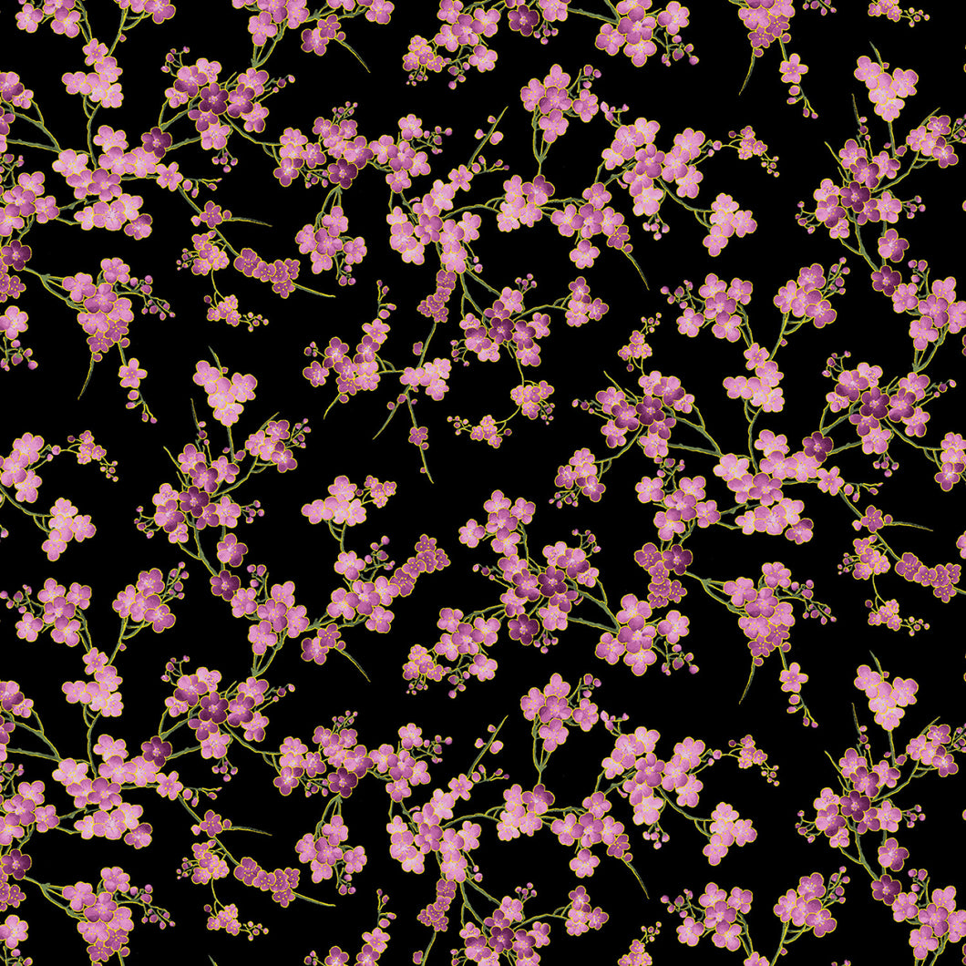 Shizuka collection Sakura or Cherry Blossom from Timeless Treasures Fabrics