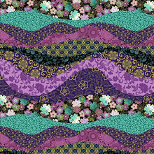 Load image into Gallery viewer, Shizuka collection wavy stripe from Timeless Treasures Fabrics
