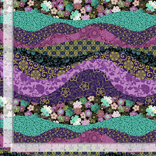 Load image into Gallery viewer, Shizuka collection wavy stripe from Timeless Treasures Fabrics
