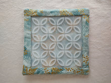 Load image into Gallery viewer, Chickadee Cheer from Hoffman Fabrics aqua blender
