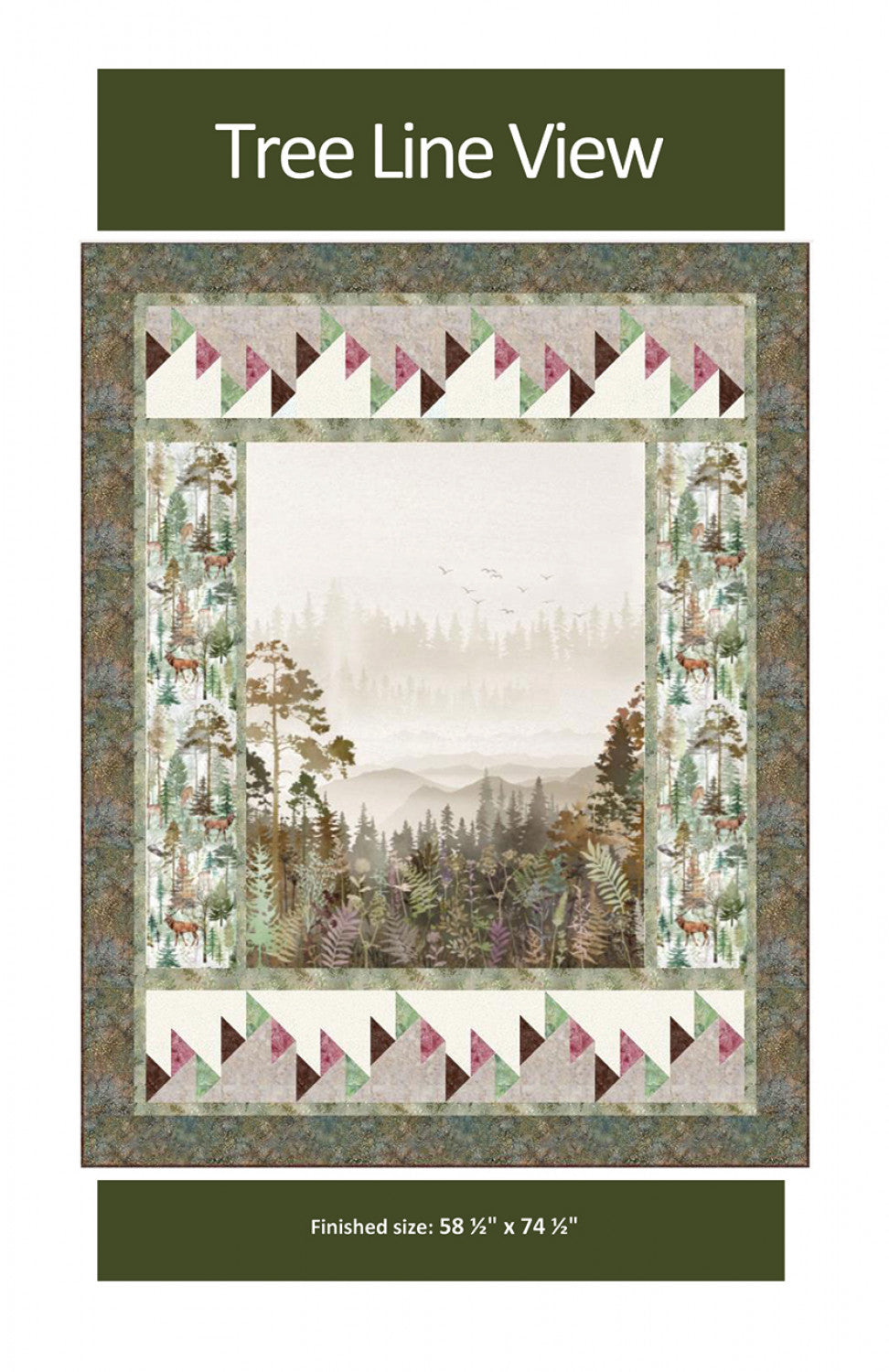 Tree Line View pattern from Quilt Boss Design