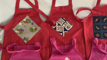 Load and play video in Gallery viewer, Kids apron on cotton with your choice of fabric
