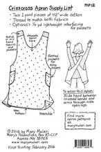Load image into Gallery viewer, Crisscross Apron pattern
