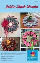 Load image into Gallery viewer, Fold n stitch wreath by Kristine Poor
