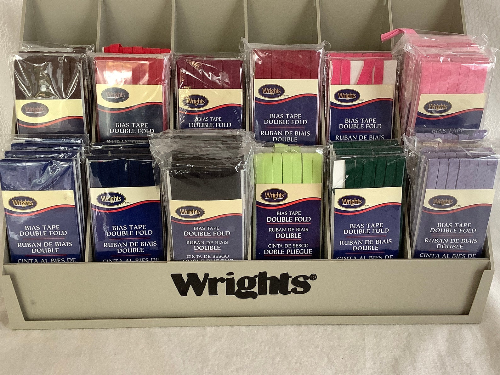 Wrights Extra Wide Double Fold Bias Tape Khaki